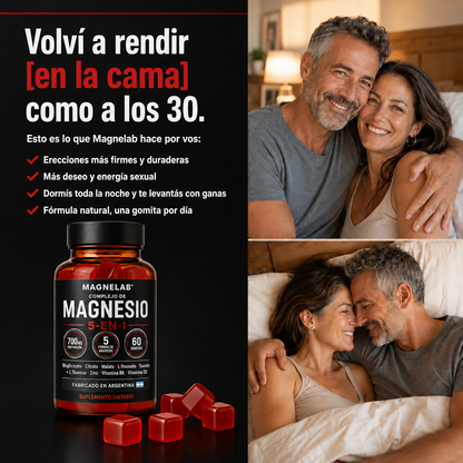 Magnelab® Gomitas de Magnesio 5 en 1