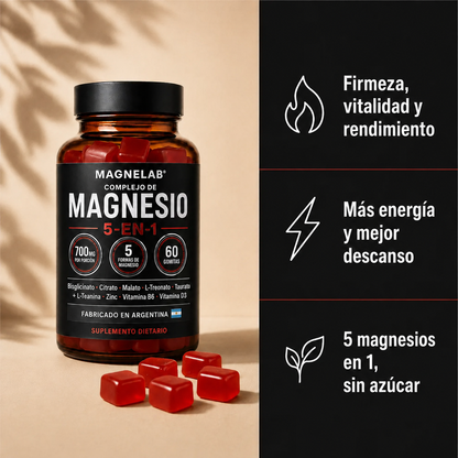 Magnelab® Gomitas de Magnesio 5 en 1