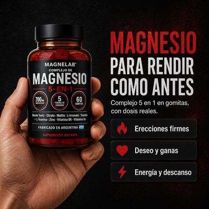 Magnelab® Gomitas de Magnesio 5 en 1